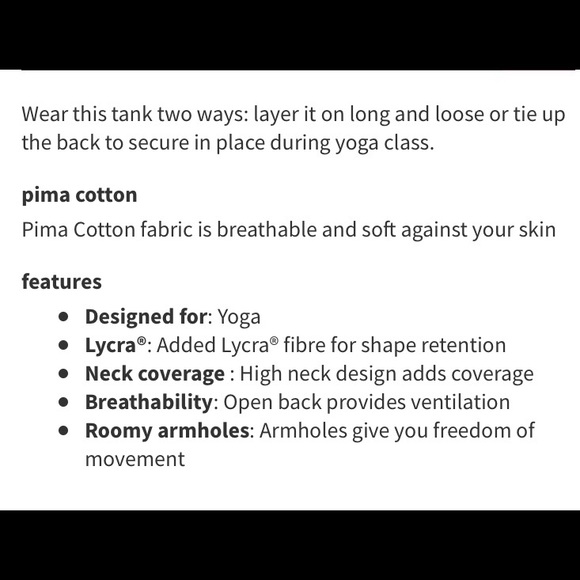 Lululemon All Tied Up Tank - Picture 3 of 5
